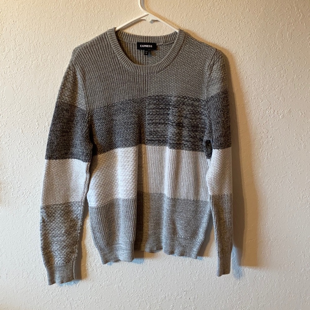Gray Knit Sweater